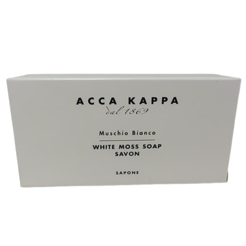 Acca Kappa White Soap, Carton, Bilingual, 1.7oz/50g 